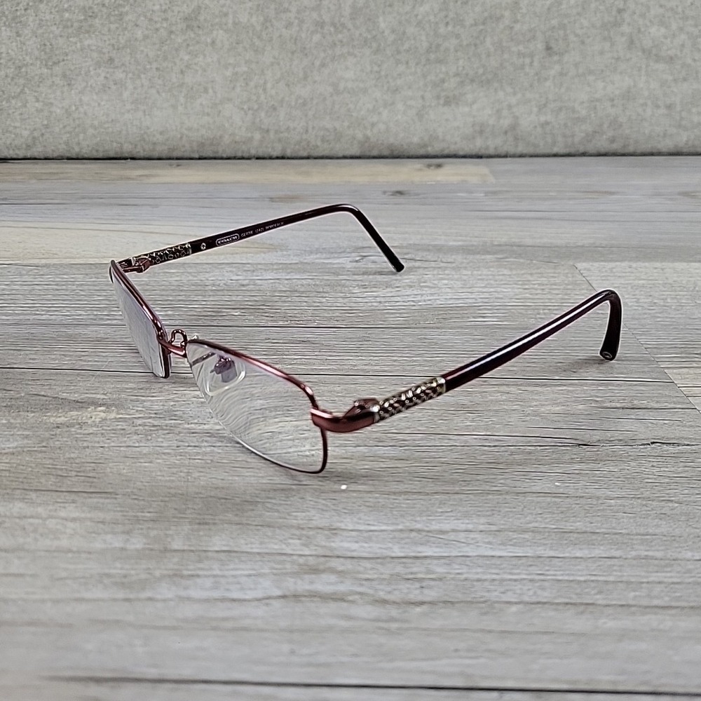 Coach Eyeglasses FRAMES ONLY Womens Red Gertie 242 Bordeaux 53-16-135